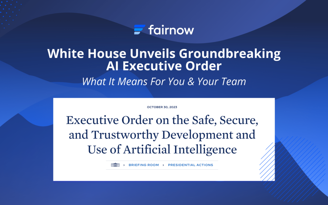 Shaping the Future: White House Unveils Groundbreaking AI Executive Order