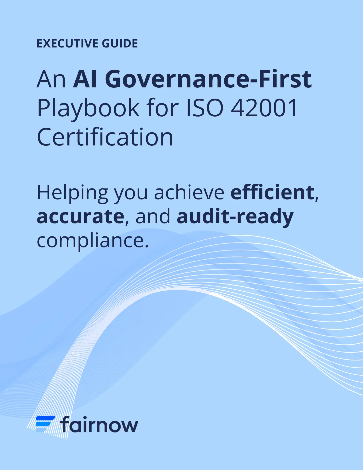 Image promoting the path to ISO 42001 certification ebook