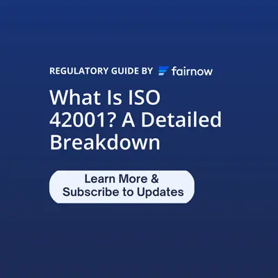 Promotion Image to promote our ISO 42001 Regulatory Guide