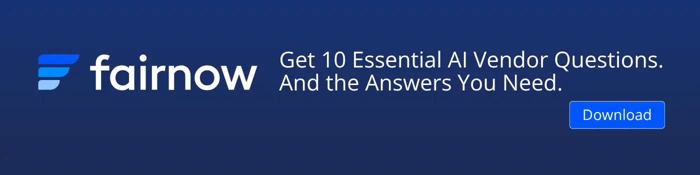 FairNow AI Vendor Questionnaire