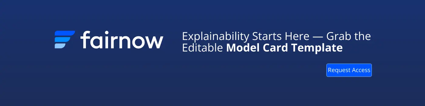 AI Model Card template call-to-action